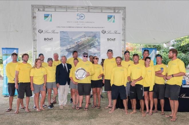 Prizegiving - Freya - Loro Piana Caribbean Superyacht Regatta and Rendezvous © Nautor's Swan